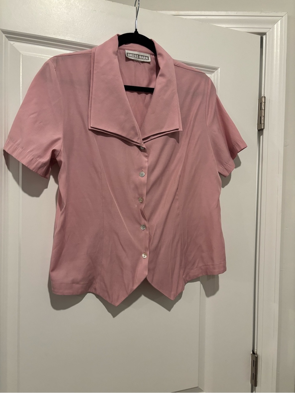 Vintage dress barn double collar shirt